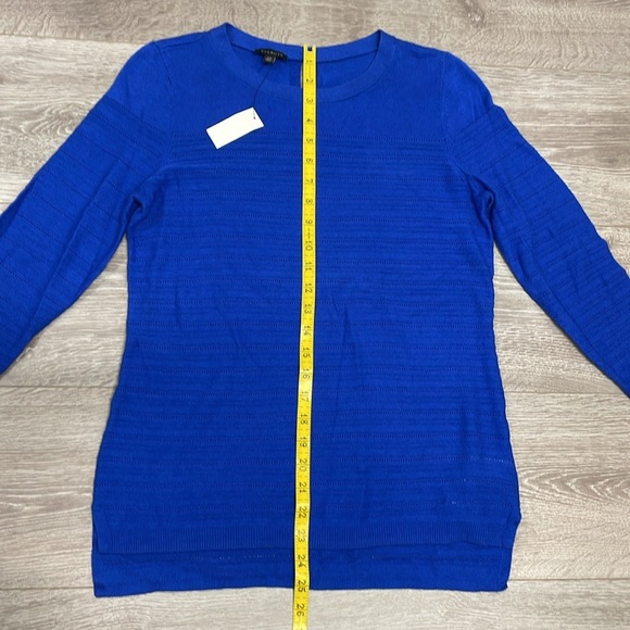 NWT Talbots 3/4 Sleeve Pointelle Pull On Sweater XS - Picture 8 of 16
